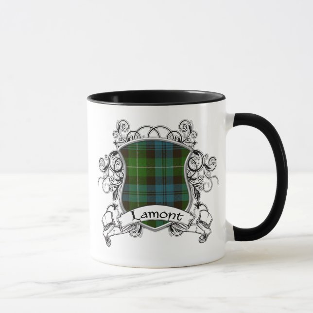 Lamont Tartan Shield Mug (Right)