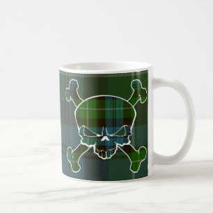 Lamont Tartan Skull No Banner Coffee Mug