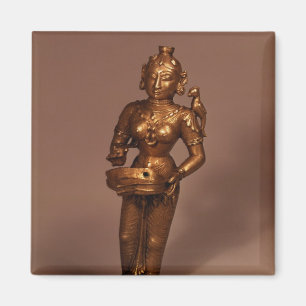 Lamp in the form of Goddess of Fortune Magnet