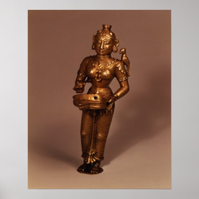 Lamp in the form of Goddess of Fortune Poster (Front)