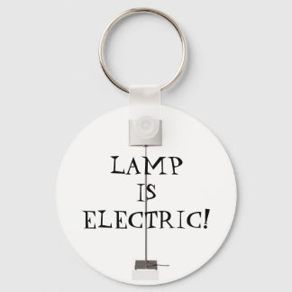 Lamp is Electric! Key Ring