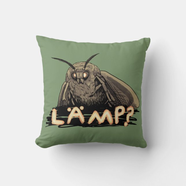 Lamp? Moth Meme Cushion (Front)