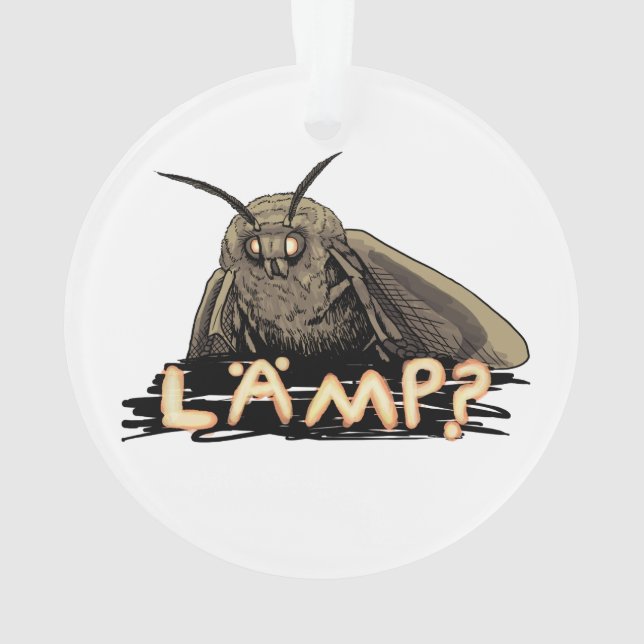 Lamp? Moth Meme Ornament (Back)