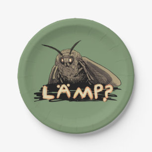 Lamp? Moth Meme Paper Plate