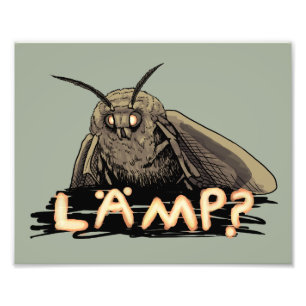 Lamp? Moth Meme Photo Print