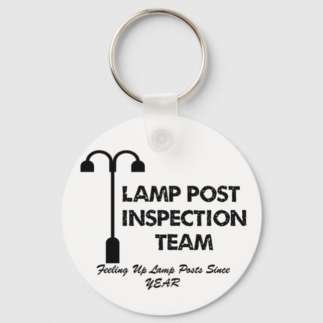 Lamp Post Inspection Team Key Ring (Front)