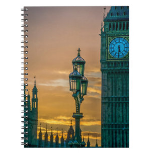 Lamppost and Big Ben notebook