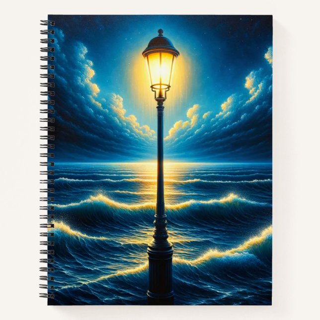 Lamppost Art Notebook (Front)