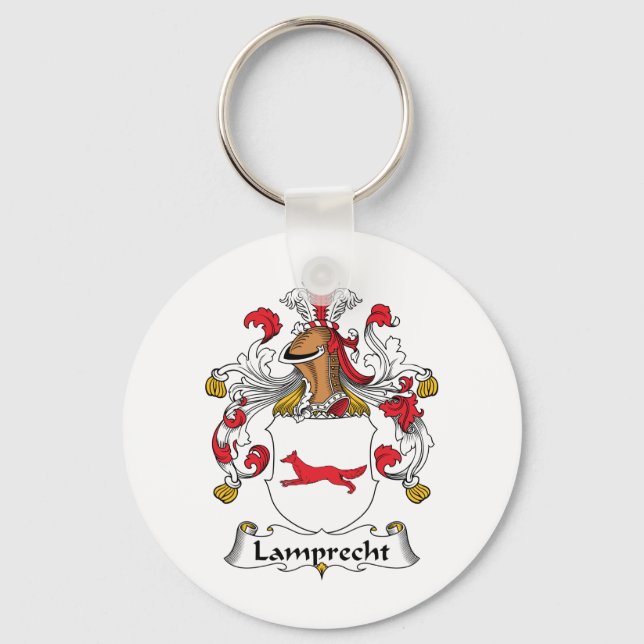Lamprecht Family Crest Key Ring (Front)