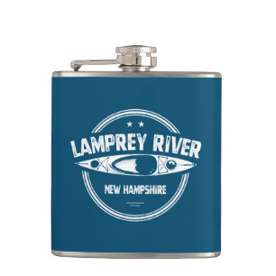 Lamprey River New Hampshire Kayaking Hip Flask