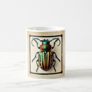 Lamprodila beetle in watercolor and ink 050824IREF Coffee Mug
