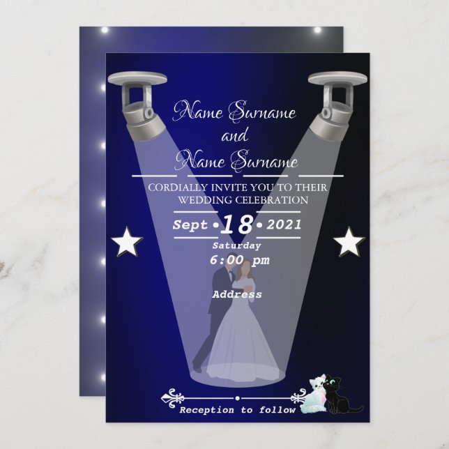 Lamps Invitation (Front/Back)