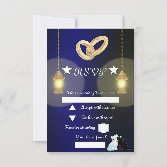 Lamps RSVP Card (Front)