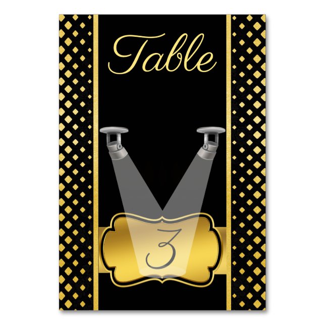 Lamps Table Number (Front)