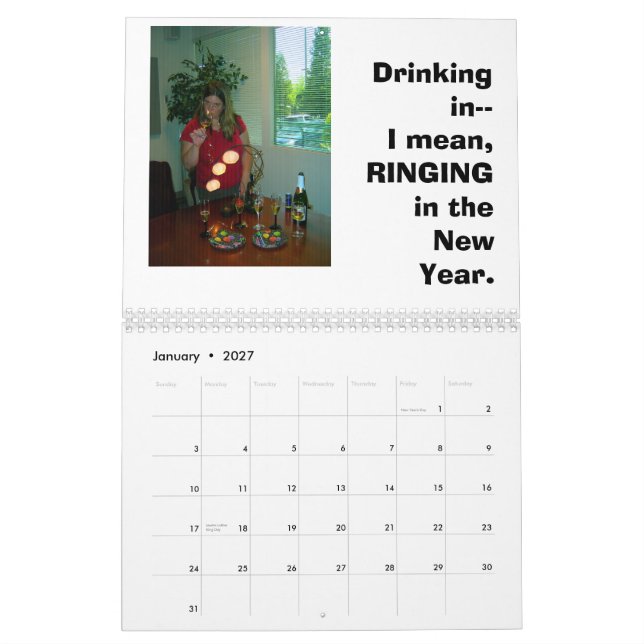 Lamp's Totally Awesome 2007 Calendar (Jan 2027)