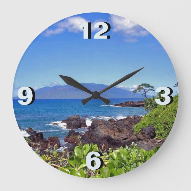 Lanai from Maui Large Clock (Front)