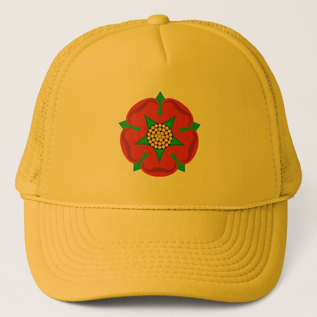 Lancashire County Flag symbol united kingdom Brita Trucker Hat (Front)