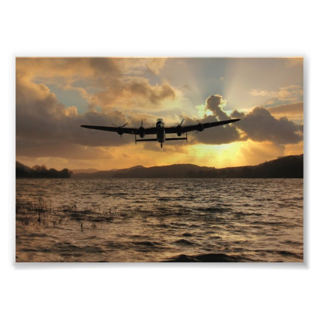 Lancaster and the Lake Photo Print (Front)