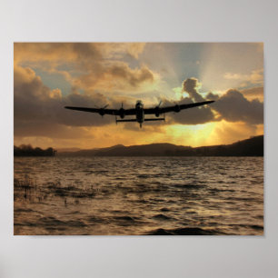 Lancaster and the Lake Poster