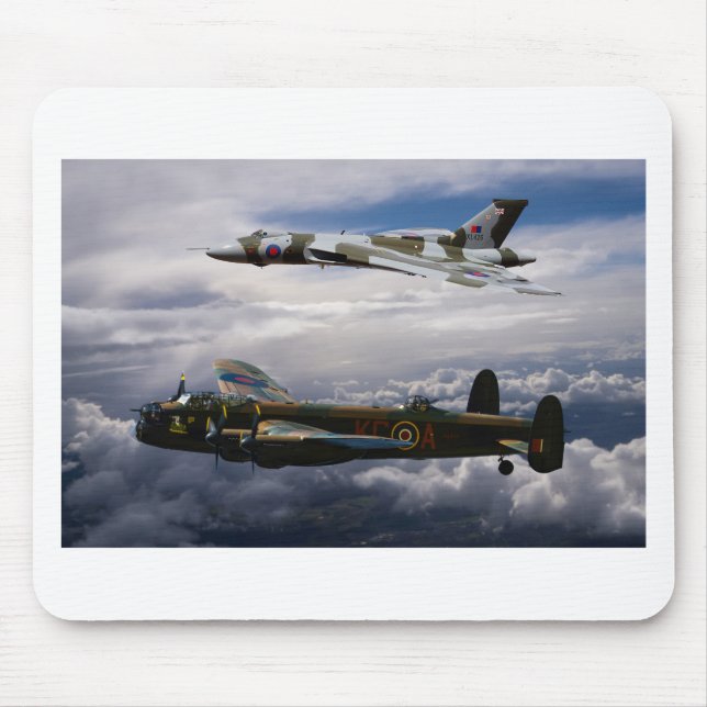 Lancaster and Vulcan XH558 Mouse Pad (Front)