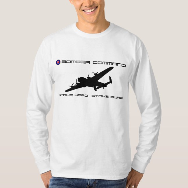 Lancaster Bomber - Bomber Command T-Shirt (Front)