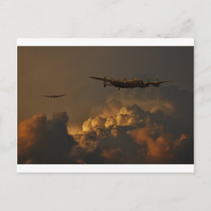 Lancaster bomber STORM Postcard