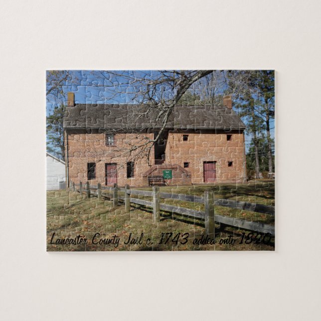 Lancaster County Jail c. 1743 added onto 1820 Jigsaw Puzzle (Horizontal)