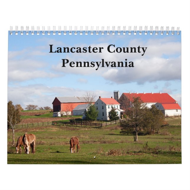 Lancaster County, Pennsylvania Calendar (Cover)