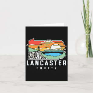 Lancaster County Pennsylvania Nature Outdoor Hikin Card