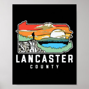 Lancaster County Pennsylvania Nature Outdoor Hikin Poster