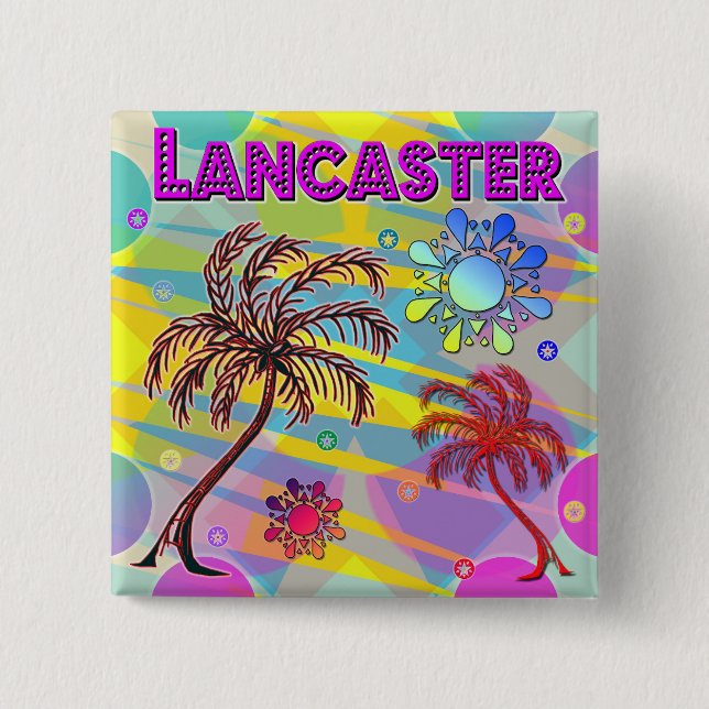 Lancaster Happy and Hope Button (Front)