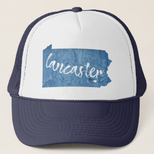Lancaster Pennsylvania Wood Grain Trucker Hat