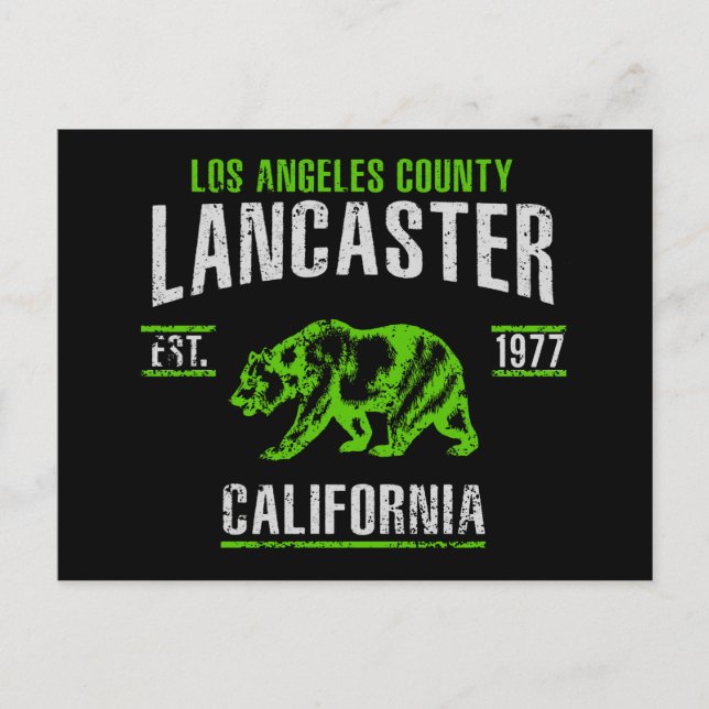 Lancaster Postcard (Front)