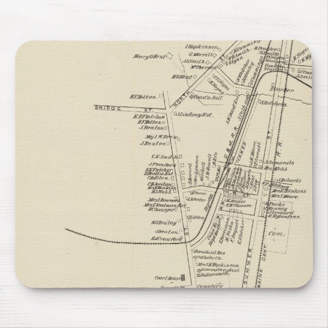 Lancaster, town of Lancaster Mouse Pad (Front)