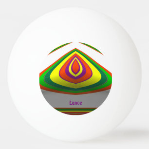 LANCE ~ Easily Recognised ~ Multicolour ~ Ping Pong Ball