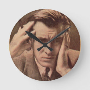 Lance is confused and unhappy round clock