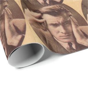 Lance is confused and unhappy wrapping paper