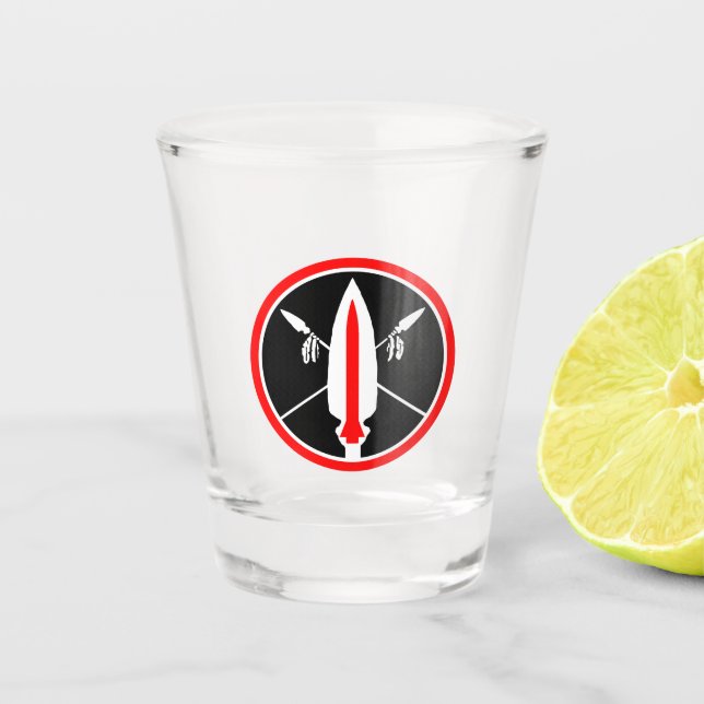 Lance Missile Shot Glass (Front)