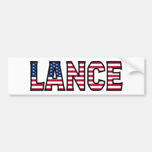 Lance Name Vorname USA Aufkleber Sticker Auto