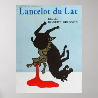 Lancelot du Lac  Robert Bresson film Poster