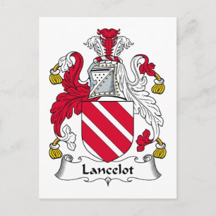 Lancelot Family Crest Postcard