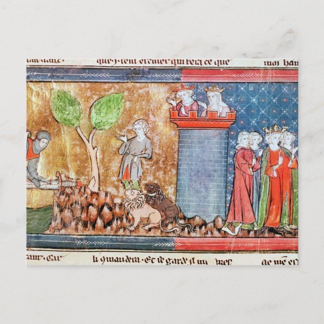 Lancelot proves his love postcard (Front)