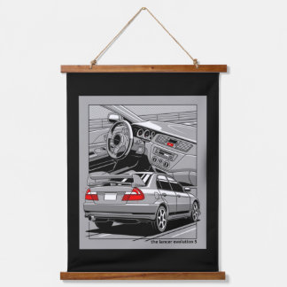 Lancer Evolution Hanging Tapestry