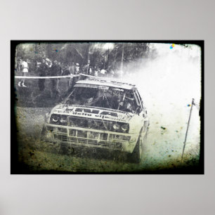 Lancia Delta Rally Poster