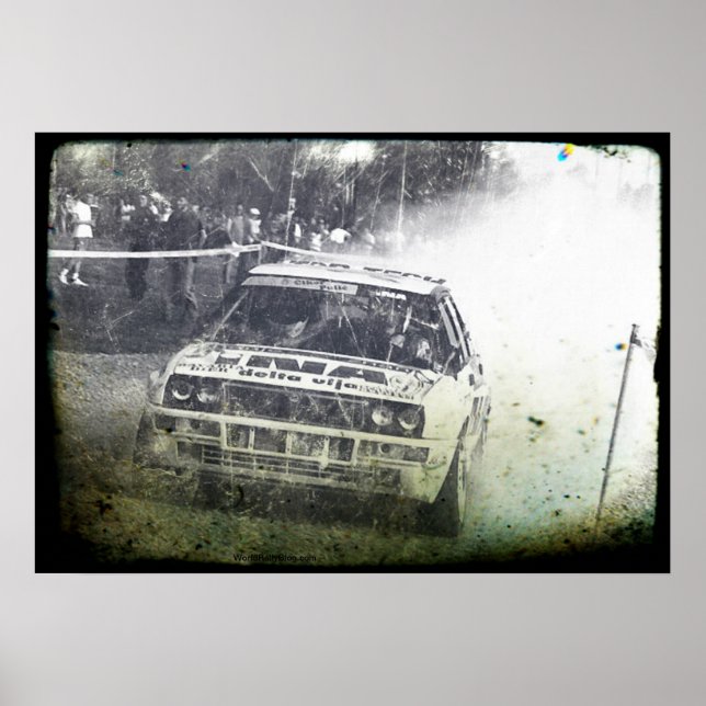 Lancia Delta Rally Poster (Front)