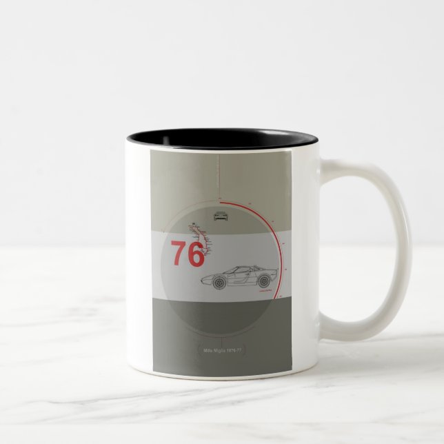Lancia Stratos Two-Tone Coffee Mug (Right)