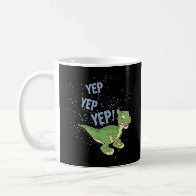 Land Before Time Ducky Yep Yep Yep Sprinkle Coffee Mug (Left)