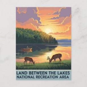 Land Between the Lakes Kentucky Travel Postcard