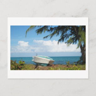 land boat postcard
