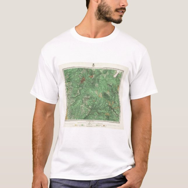 Land Classification Map of California T-Shirt (Front)